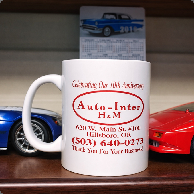 Modern business website template showcasing services and contact information.